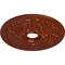 Ekena Millwork Ashley Ceiling Medallion (Fits Canopies up to 4 3/4"), 23 7/8"OD x 4"ID x 2 1/8"P, Firebrick CM23ASFIF - alternate 2